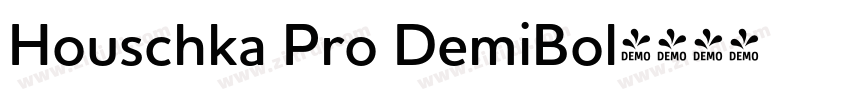 Houschka Pro DemiBol字体转换